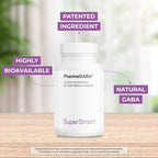 Supersmart Pharma GABA 125mg - 60 Cápsulas Vegetales