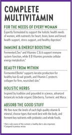 New Chapter One Daily Multivitamínico para cada mujer - 72 Comprimidos