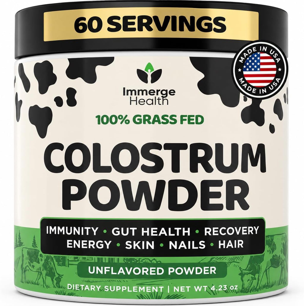 Super Colostrum en Polvo – Calostro Bovino Premium (60 Dosis)