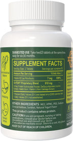 NATURION H. Pylori Support - Suplemento para la Salud Digestiva con Mezcla G-FOS, Proteína de Suero, Regaliz, Mastic, Vitamina U y Vitamina B2 - Confort Estomacal y Equilibrio Intestinal - 60 Comprimidos, 30 Días