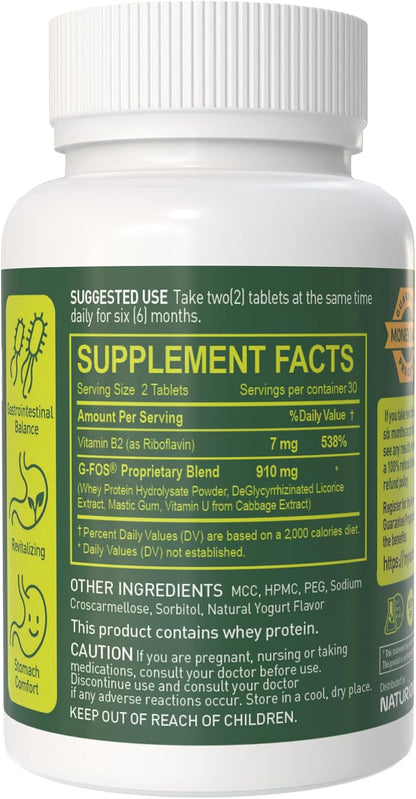 NATURION H. Pylori Support - Suplemento para – Extracto de regaliz : Conocido en la herbolaria por su potencial – Image 2