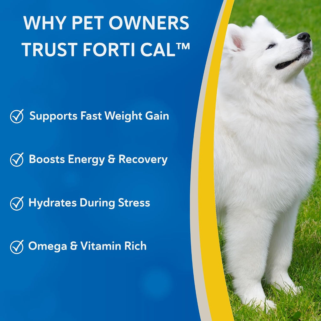 Doc Roy's Forti Cal Líquido - Suplemento Energético de Alto Contenido Calórico para Perros, Gatos, Caballos y Ganado, 1 Galón