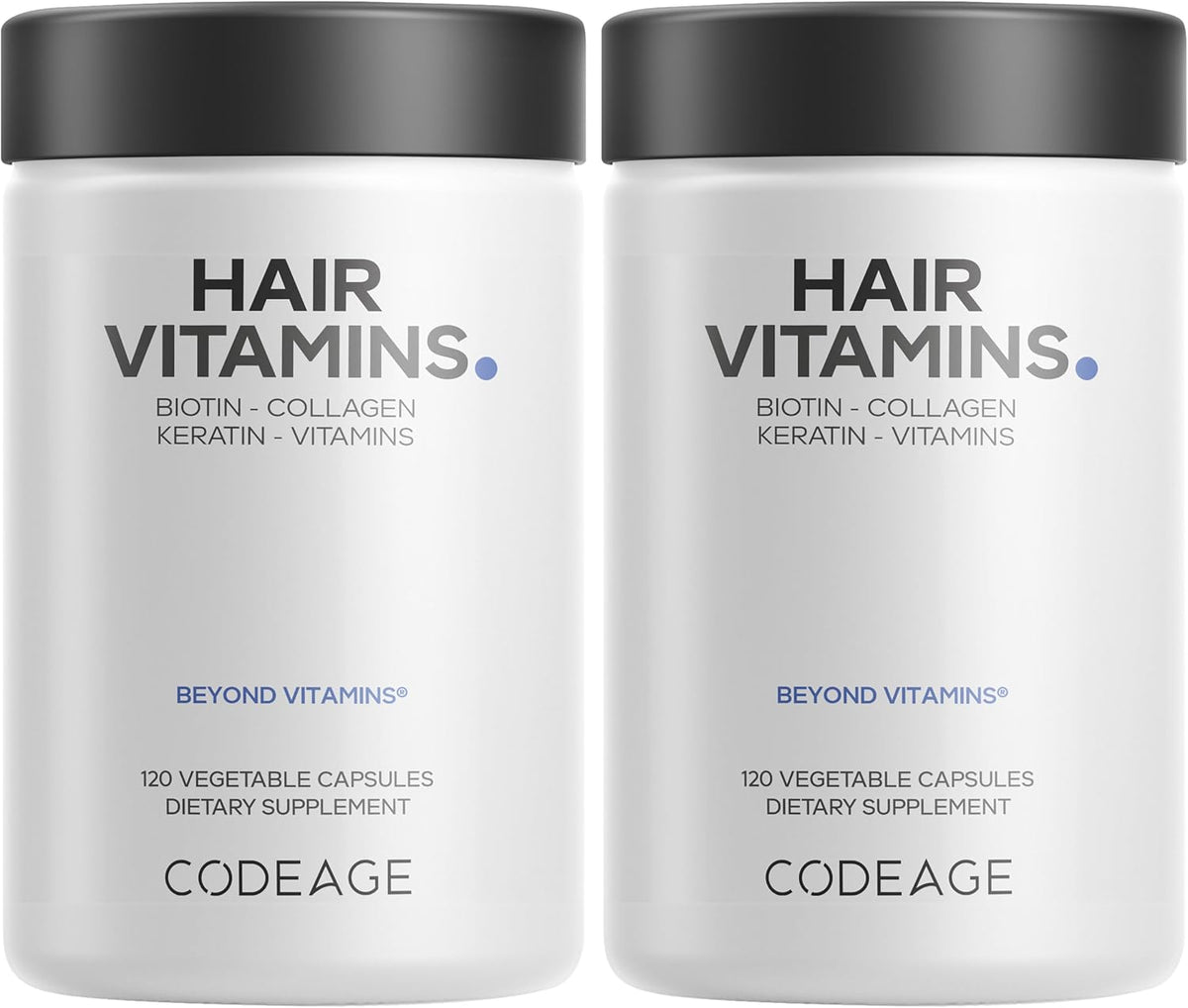 Codeage Hair Vitamins: Biotina 10000 mcg – Biotina: contribuye al mantenimiento del cabello, la piel y las – Image 10