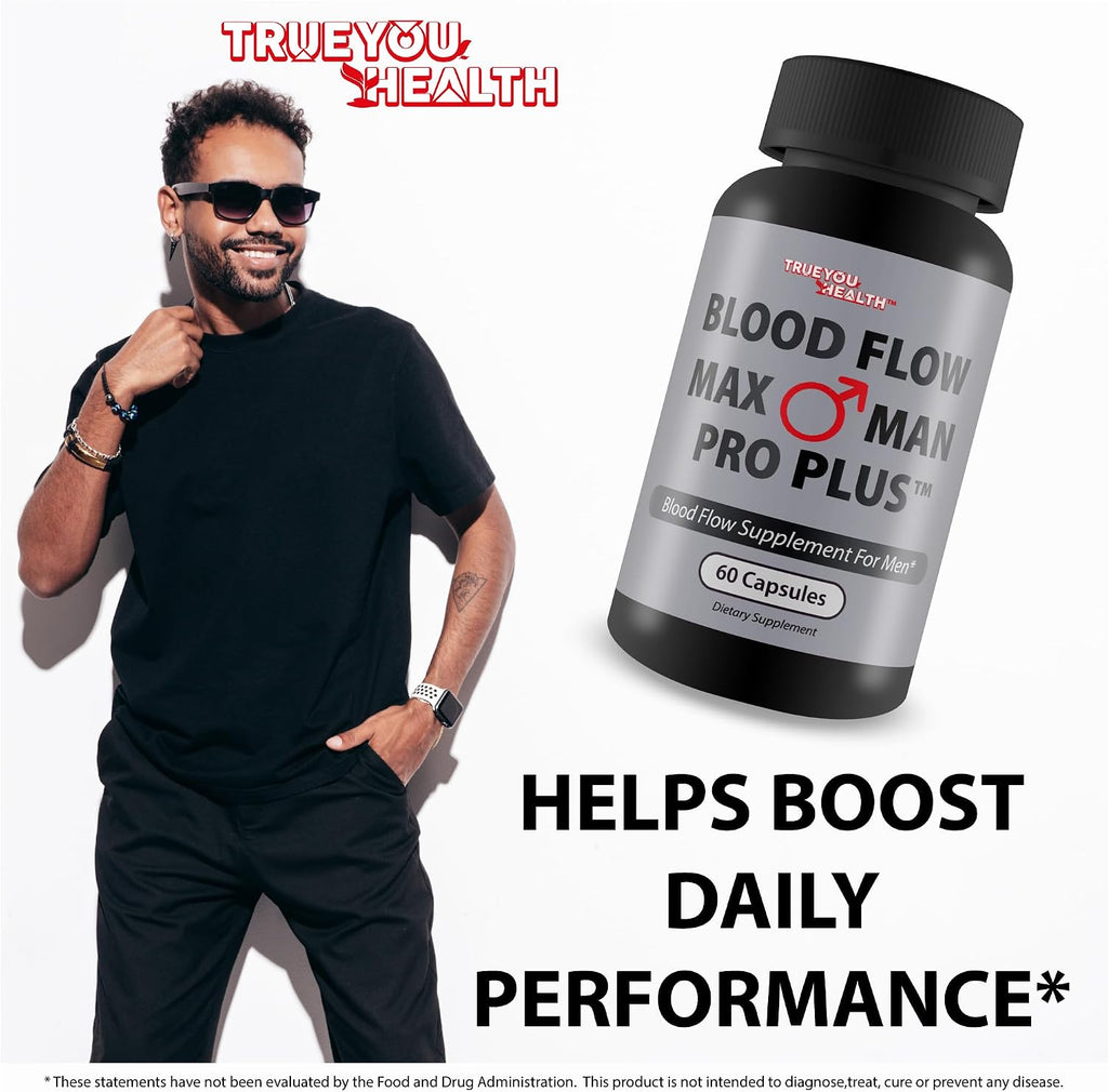 Blood Flow Max Man Pro Plus - Suplemento de Circulación para Hombres