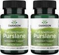 Swanson Full Spectrum Verdolaga 400 mg, 60 Cápsulas Veganas (2 Paquetes)