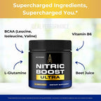 Nitric Boost Ultra Purple Powder - Suplemento para Hombres con BCAA (2 Envases)