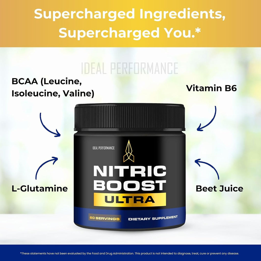 Nitric Boost Ultra Purple Powder para Hombres - Pack de 5