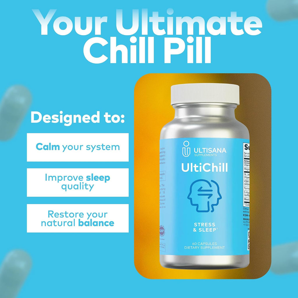 UltiChill Stress Relief Supplement – 60 Cápsulas