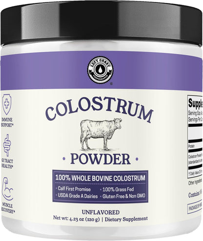 Polvo de Calostro Bovino – Origen EE.UU., para Inmunidad, Salud Intestinal y Recuperación Muscular – Sin Aditivos, de – Image 1