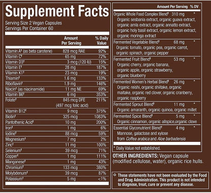 plnt Multivitamínico Fermentado para Mujeres - 120 Cápsulas Veganas – Image 2