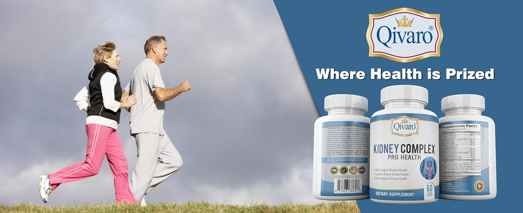 Qivaro Kidney Complex Pro-Health - Suplemento de Apoyo Renal con Arándano Rojo, 60 Cápsulas Vegetales