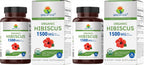 Brieofood Hibisco Orgánico 1500mg, 90 Comprimidos Vegetarianos