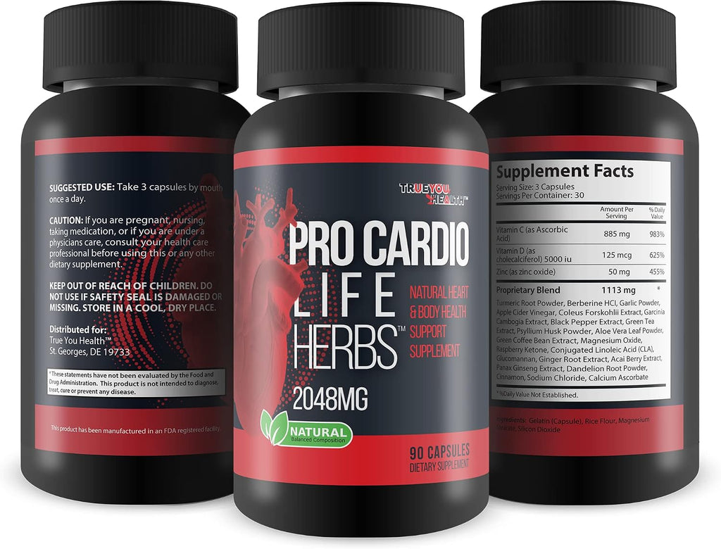 Pro Cardio Life Herbs - Suplemento Cardiovascular Premium