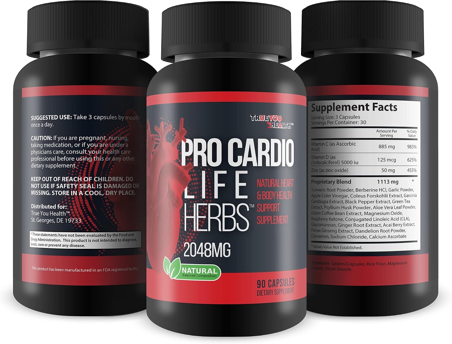 Pro Cardio Life Herbs - Suplemento Cardiovascular Premium