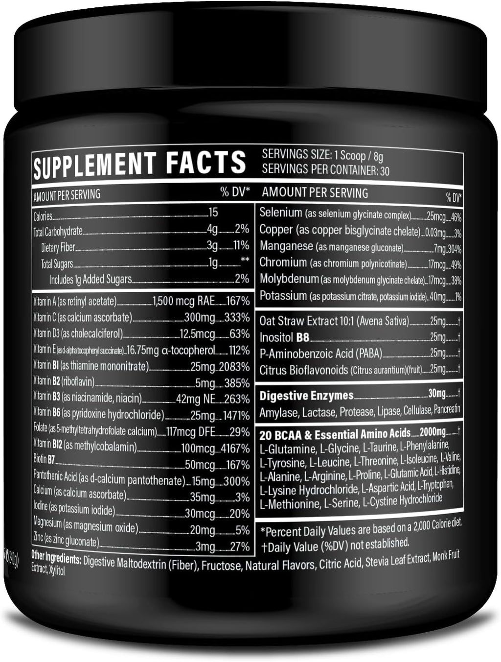 Multivitamínico en Polvo - Bebida Keto - Naranja