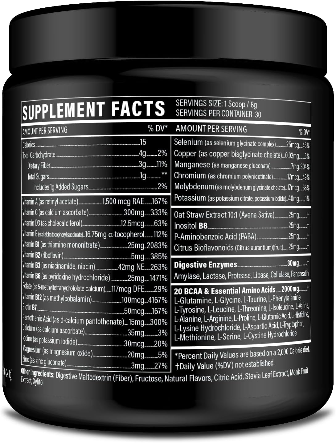 Multivitamínico en Polvo - Bebida Keto - Naranja