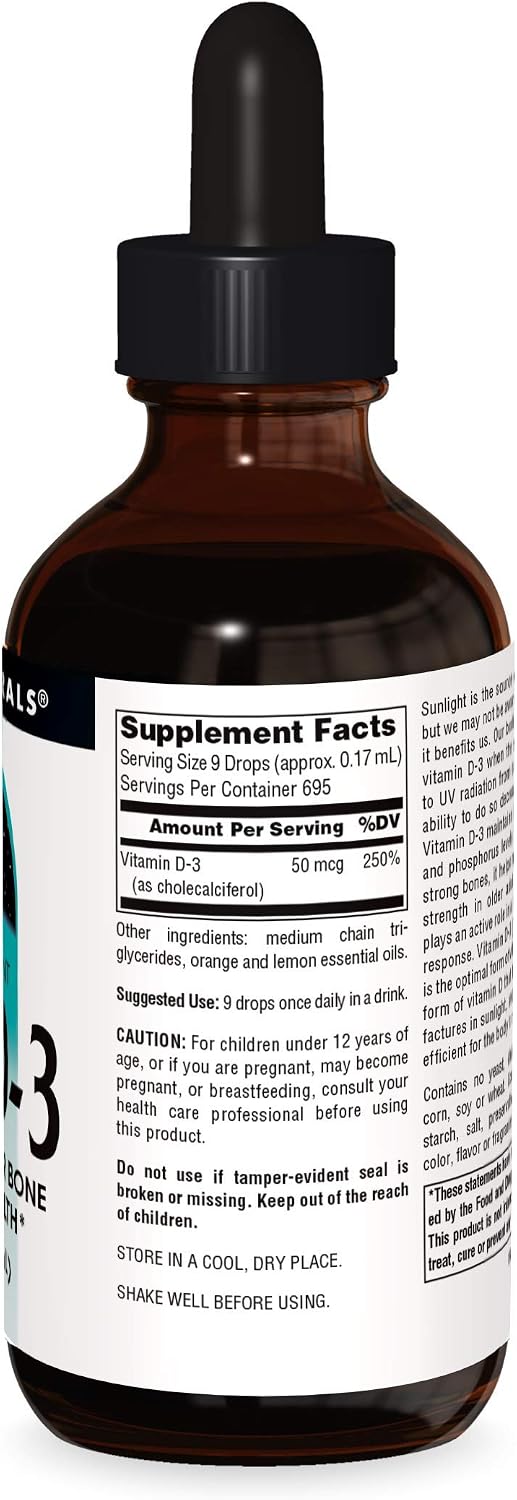 Source Naturals Gotas de Vitamina D3 2000 UI - 118 ml