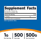 Nutricost L-Tyrosine en Polvo (500g)