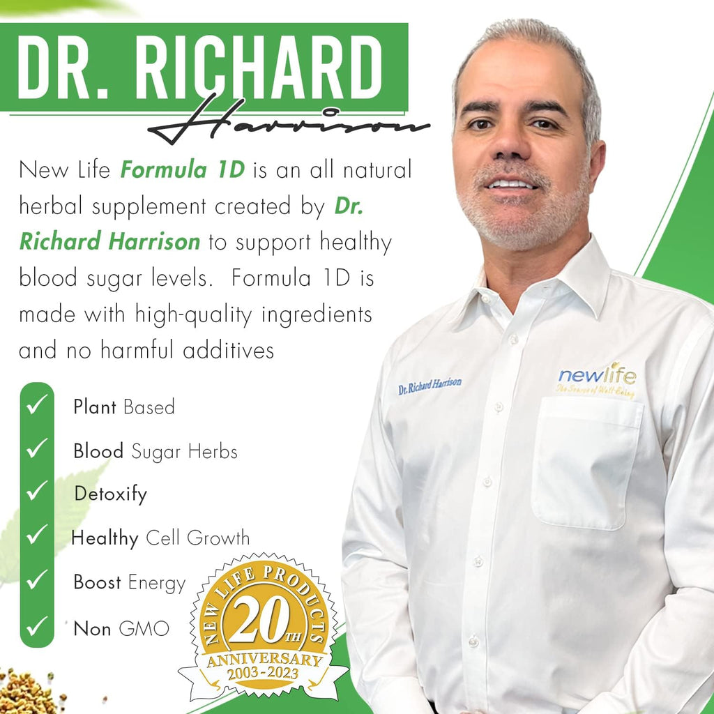 New Life Formula 1D - Fórmula de Azúcar en Sangre (Complemento Alimenticio)