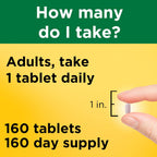 Nature Made Vitamina B12 1000 mcg, Comprimidos de Liberación Prolongada, 160 Comprimidos
