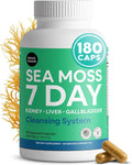 Atlantic Naturals Cápsulas de Sea Moss 180 uds. – Hígado, Vesícula y Riñones