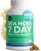 Atlantic Naturals Cápsulas de Sea Moss 180 uds. – Hígado, Vesícula y Riñones