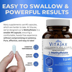 L-Methylfolate 7.5 mg, 120 cápsulas - Vitajax