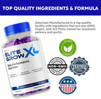 Elite Grow XL Gummies - Complemento Alimenticio en Gominolas, Fórmula Avanzada, 60 Gominolas
