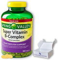 Super Vitamin B Complex - 500 Comprimidos - Complejo de Vitaminas B6, B12 y C