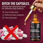 Myo-Inositol y D-Chiro Inositol Gotas Líquidas 40:1 con Vitex y Vitamina D3 - 118 ml
