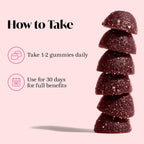 Winged Wellness Happy Her Mood Gummies - Gomitas de humor para mujeres - 60 gomitas veganas