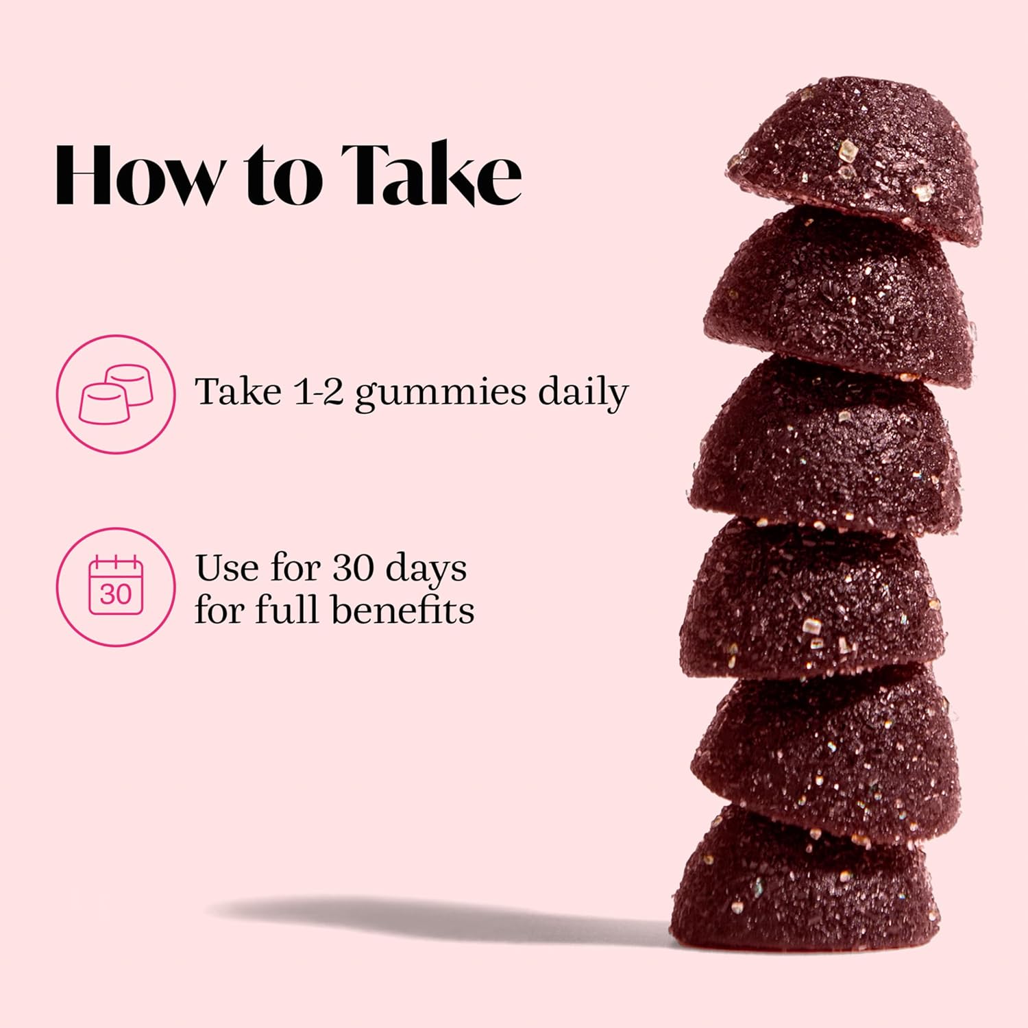 Winged Wellness Happy Her Mood Gummies - Gomitas de humor para mujeres - 60 gomitas veganas