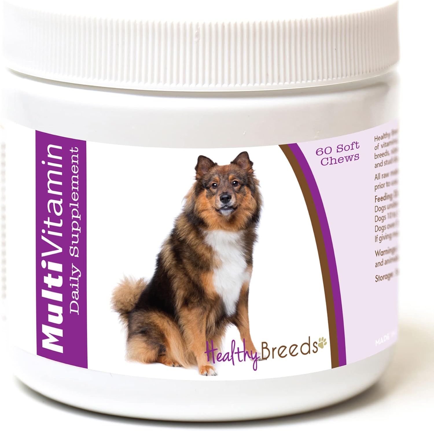 Healthy Breeds Eurasier Multivitamínico en Masticables Blandos, 60 unidades
