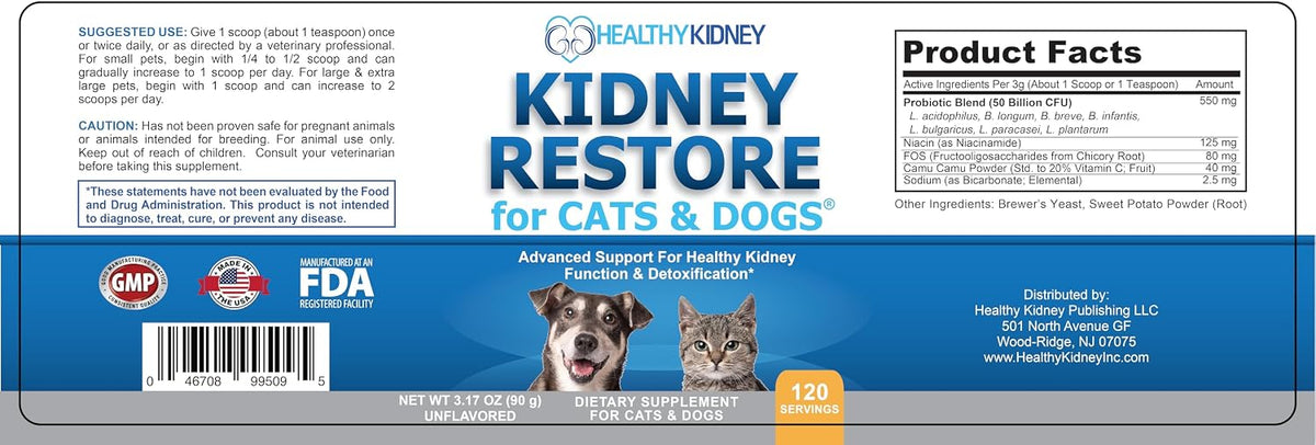 Kidney Restore para Perros y Gatos – Suplemento Renal sin Sabor – Image 8