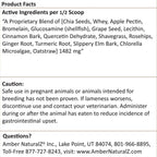 Amber NaturalZ Carticil Plus Suplemento Herbal para Perros - Soporte Multi-Sistema para Articulaciones, Digestión e Inmunidad - Ayuda Natural para el Bienestar y Vitalidad - 30 días para Perros Medianos