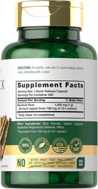 Carlyle Raíz de Bardana Suplemento | 200 Cápsulas | Extracto de Arctium Lappa | Hierba Tradicional | No-GMO y Sin Gluten