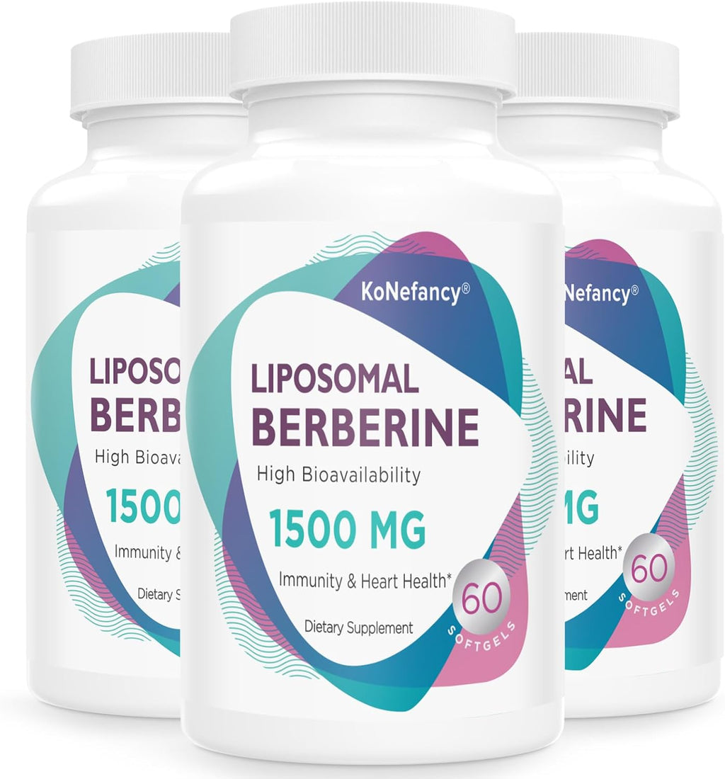 KoNefancy Berberina Liposomal 1500mg - 120 Cápsulas Blandas