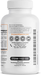 Bronson Complejo B con Vitamina C - 120 Cápsulas Vegetarianas