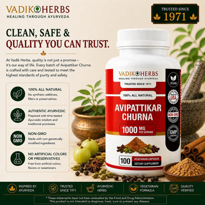Vadik Herbs Avipattikar Churna, Amla – Jengibre (Zingiber officinale): Tradicionalmente utilizado para favorecer – Image 2