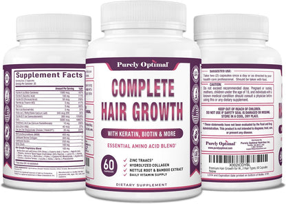 Purely Optimal Vitaminas para el Crecimiento – Keratina: Proteína fibrosa que constituye el cabello y las uñas; su – Image 8