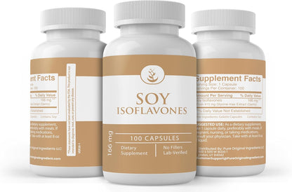 Pure Original Ingredients Isoflavonas de Soja (100 Cápsulas) – Puro, Sin Aditivos – Image 4