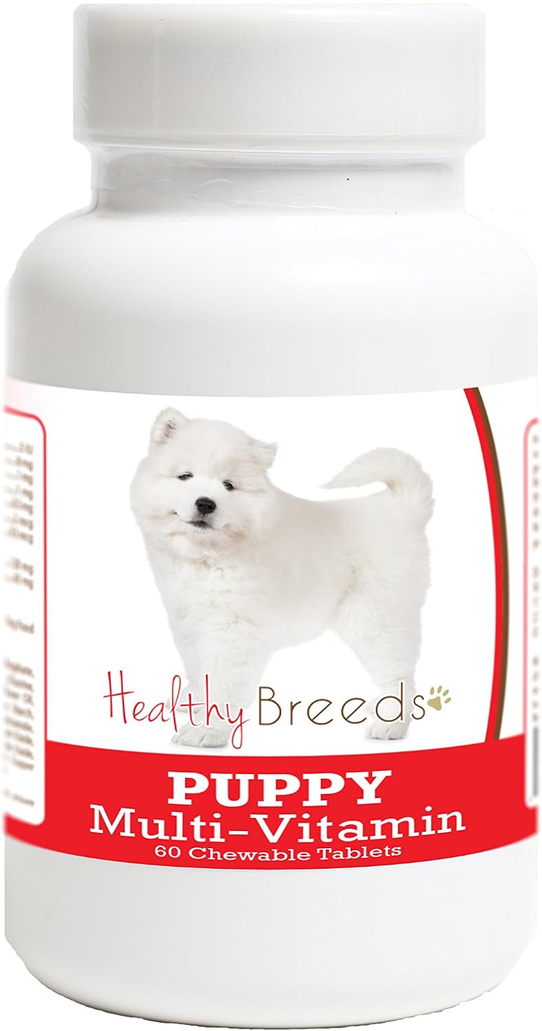 Healthy Breeds Multivitamínico para Cachorros Samoyedo - 60 Comprimidos