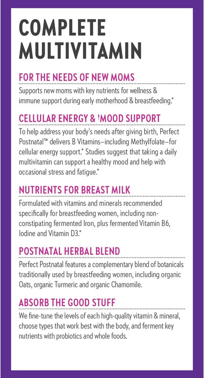 New Chapter - Multivitamínico Posparto y – Sin ingredientes artificiales: El producto está libre de rellenos – Image 8