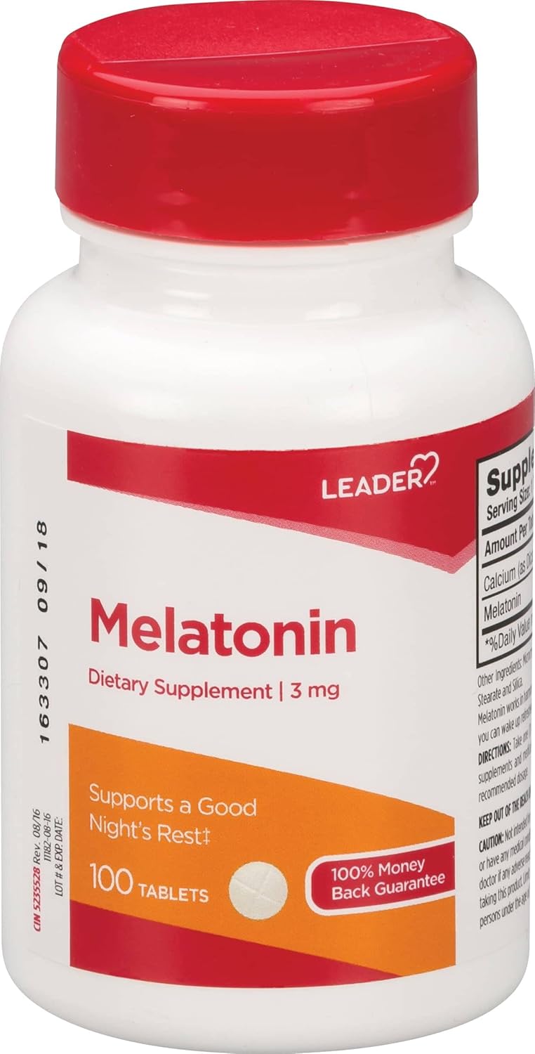 Leader Vitamin B12 3000 mcg Quick Dissolve Tablets, 60 Count