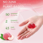 ORGMO Vitamina D3 K2 Gominolas - 9000 UI + 90 mcg MK-7 - Apoyo Óseo y Cardiovascular - Vegano Sin Azúcar - 90 unidades