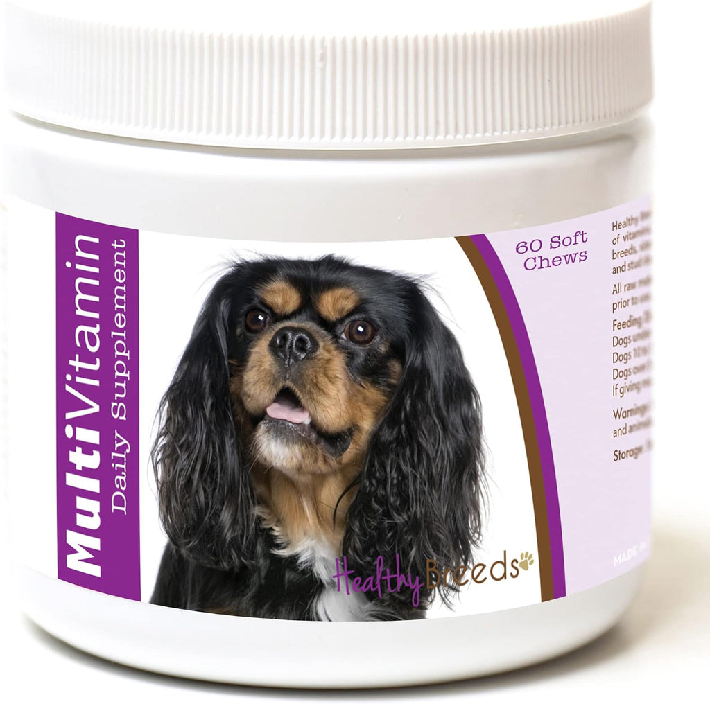 Healthy Breeds Cavalier King Charles Spaniel Multivitamínico en Masticables Blandos, 60 unidades