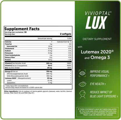 Vivioptal Lux 60 Cápsulas Blandas - Omega 3, – Omega-3: ácidos grasos esenciales que desempeñan un papel – Image 6
