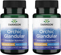 Swanson Orchic Glandular - Salud Masculina 1 g, 30 Comprimidos (Paquete de 2)