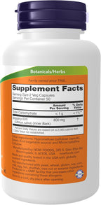 Now Foods Olmo Americano (Slippery Elm) - 100 Cápsulas de 400 mg