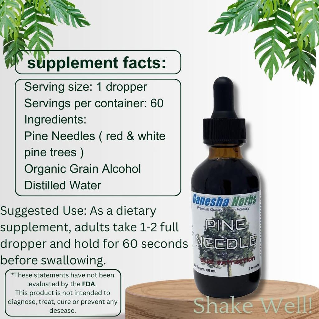 Ganesha Herbs Tintura Líquida de Agujas de Pino – 60 ml